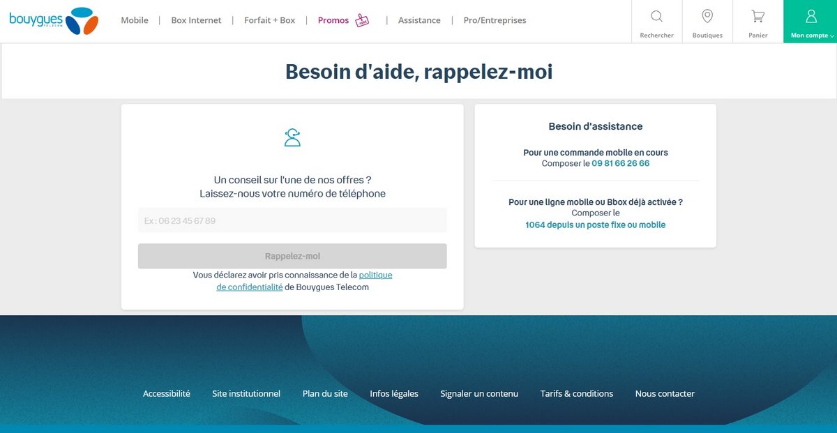 contacter bouygues télécom