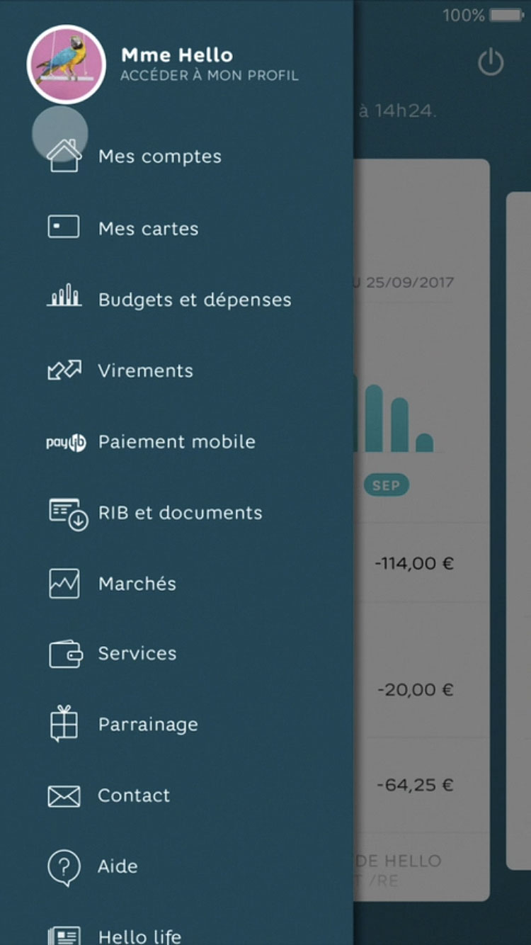 hello bank espace client