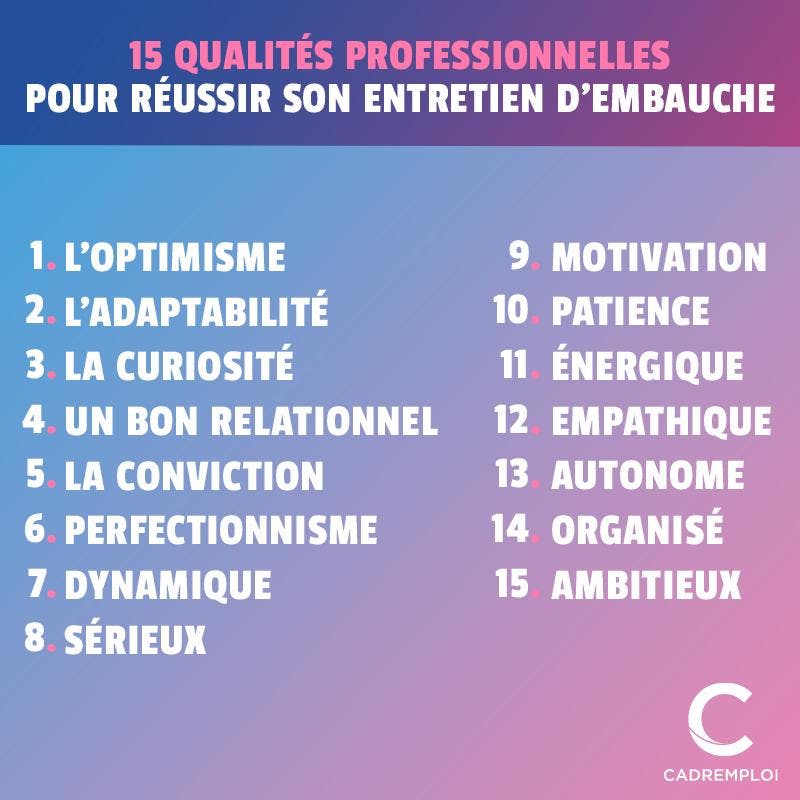 qualités'