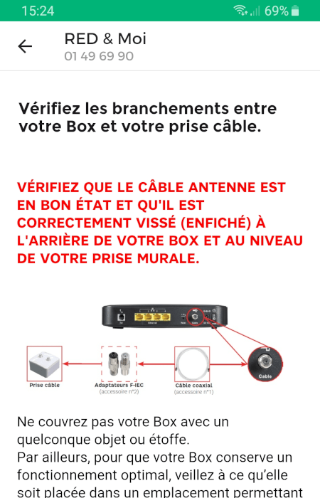 red by sfr service client